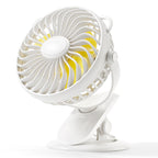 Adjustable Table Fan Compact Portable Quiet Desk Fan with Tilt Angle and Multiple Speeds