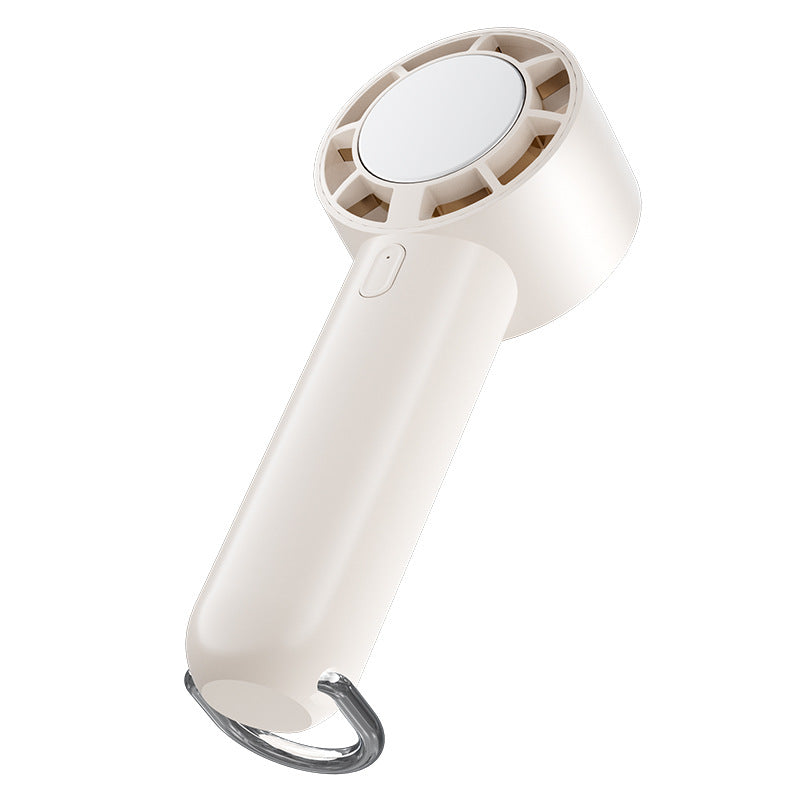 Harrow Ergonomic Handheld Cooling Fan Rechargeable Portable Personal Fan with Multiple Speeds