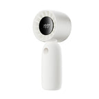 Portable Rechargeable Fan Lightweight Compact Adjustable Speed with LED Temperature Display