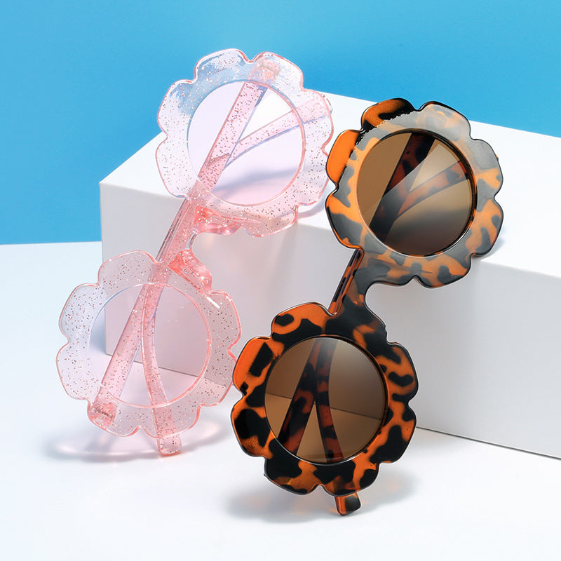 Women’s Floral Sunglasses High UV Protection Anti-Glare Lenses Playful Summer Eyewear