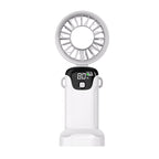 Harrow Portable Handheld Fan USB Rechargeable Adjustable Speed Compact Cooling Fan