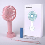 Harrow Handheld Fan Portable Rechargeable Battery USB Charging Compact Lightweight