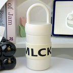 Women's Multifunctional Thermal Mug with Insulation and Carry Handle for Hot and Cold Drinks
