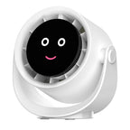 Whimsical Desktop Cooling Fan Quiet Portable Adjustable Angle Harrow