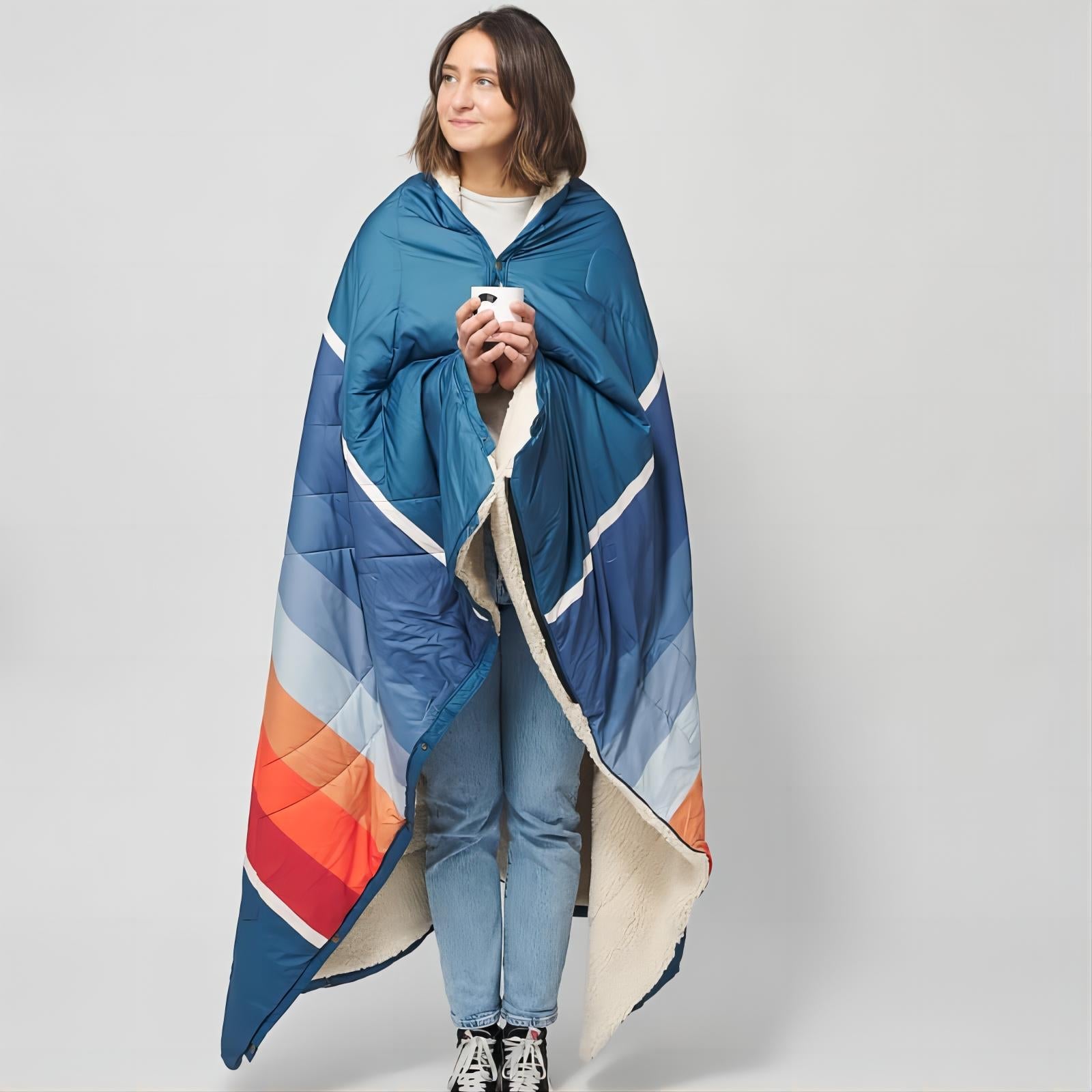 Unisex Bedspread Colorful Pattern Soft Cozy Fabric Machine Washable