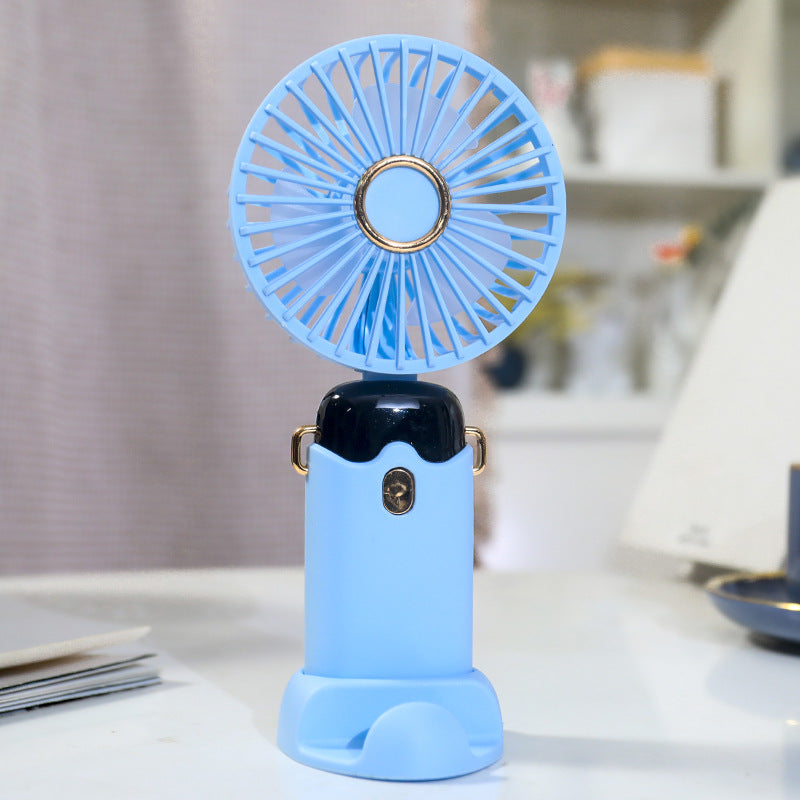 Portable Handheld Fan USB Rechargeable Flexible Tilt Compact Lightweight Personal Cooling Fan