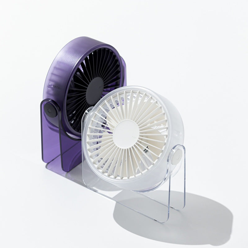 Portable USB Mini Fan with Adjustable Head Quiet Motor Compact Desk Fan