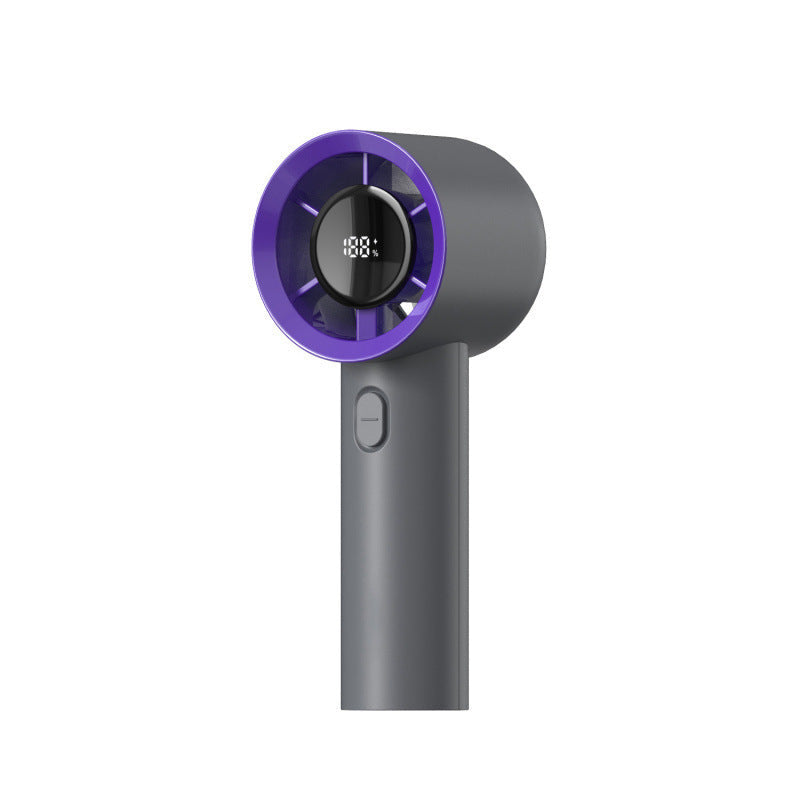 High-Power Personal Cooling Fan Portable Rechargeable Quiet Operation with Adjustable Speeds and Digital Display