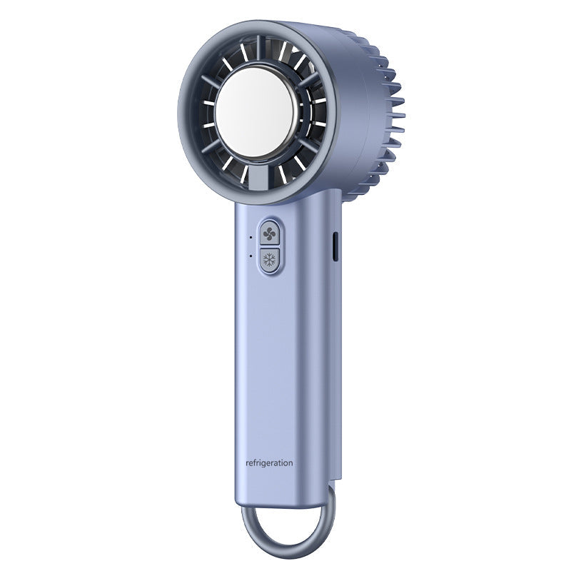 Compact USB Rechargeable Fan Portable Personal Cooling Fan with Adjustable Speeds and LED Display