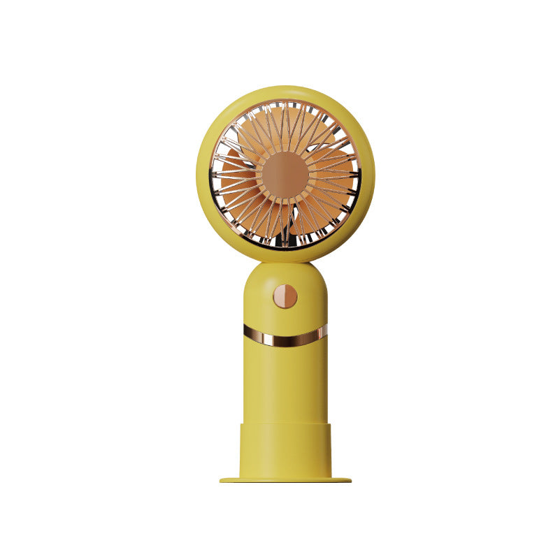 Portable Table Fan USB Powered Swiveling Head Compact Quiet Desk Fan