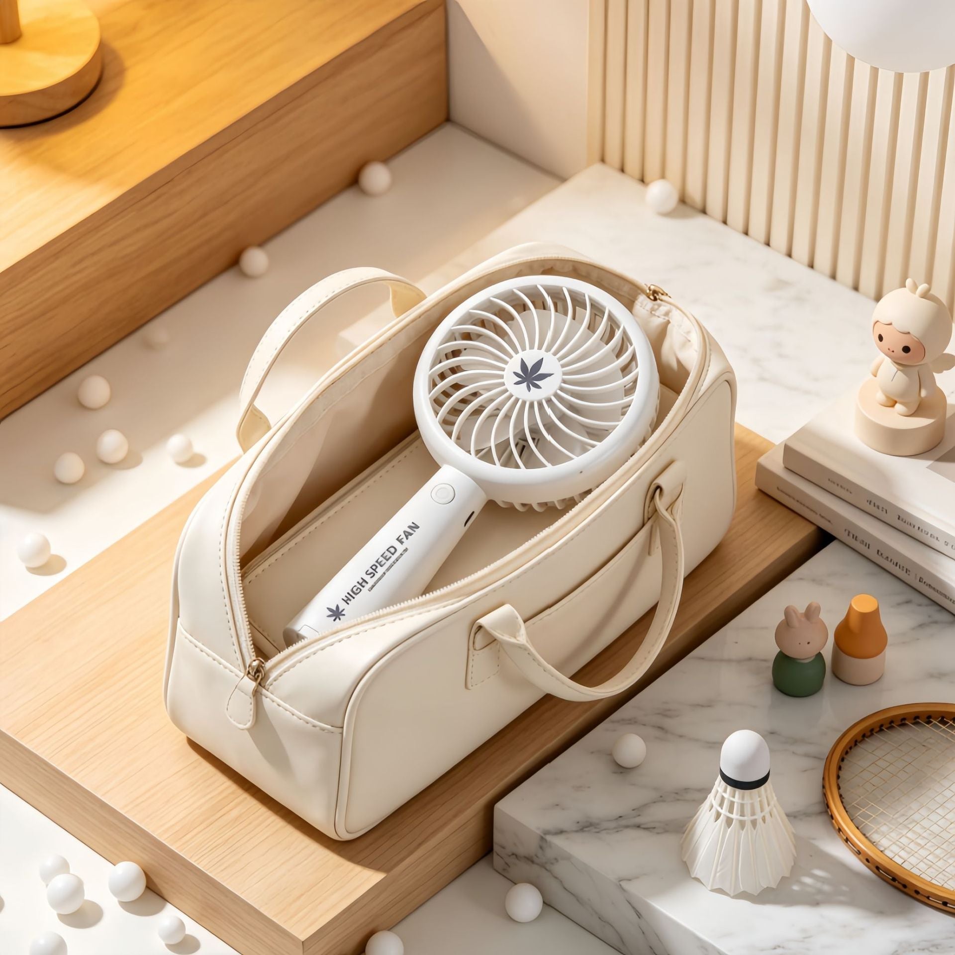 Portable High-Speed USB Fan with Adjustable Speed Control Lightweight Handheld Cooling Fan