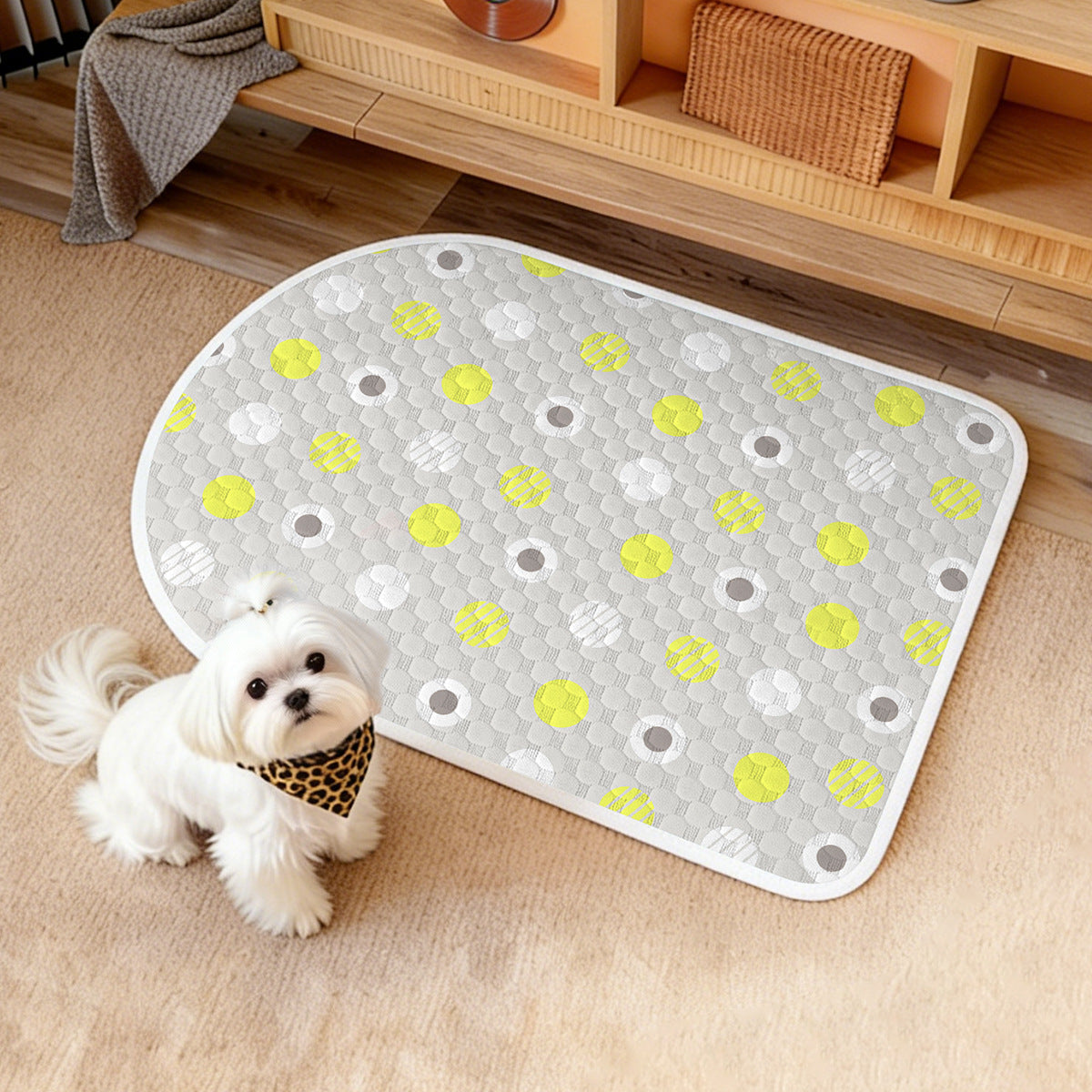 Harrow Pet Mat Comfortable Hypoallergenic Non-Slip Easy-Care Modern Pattern