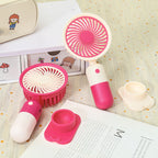 Portable Mini Hand Fan USB Rechargeable Ergonomic Design Lightweight Personal Cooling
