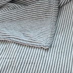 Cotton Throw Blanket for Sofa and Bed Striped Pattern Machine Washable Cozy Home Decor
