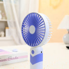 Portable USB Handheld Fan with Flexible Tilt Compact Rechargeable Personal Cooling Fan