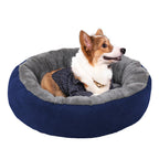 Deko Harrow Cat Bed Soft Padded Round Nesting Bed Durable Easy-Care Fabric