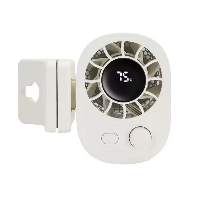 Portable USB Fan Compact Quiet Operation Adjustable Speed Digital Display