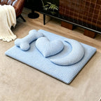 Harrow Luxury Cat Bed with Ergonomic Cushion Non-Slip Base and Washable Cover