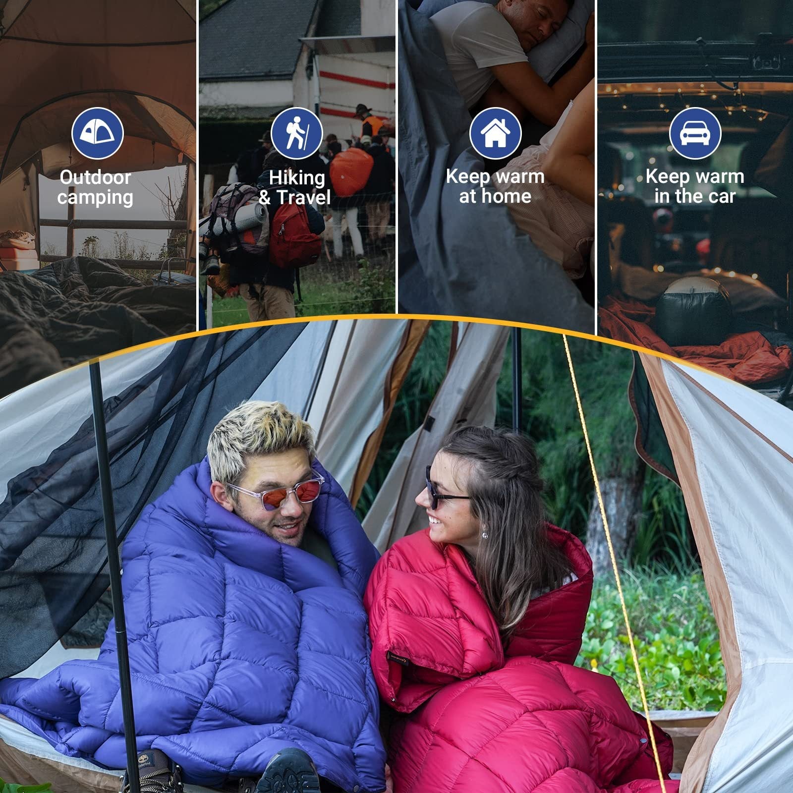 Women's Winter Blanket Eco-Friendly Insulated Lightweight Machine Washable