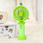 Portable Handheld Fan for Women Cute Animal Design USB Rechargeable Lightweight Quiet Operation