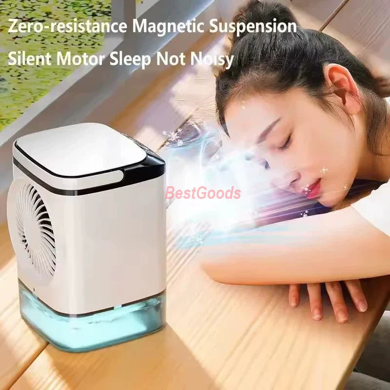 Portable Air Cooler Fan with Large Water Tank Non-Fogging 3-Speed Motor Unisex One Size
