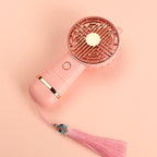 Portable Mini Fan Lightweight Compact Handheld with Elegant Design and Durable Plastic