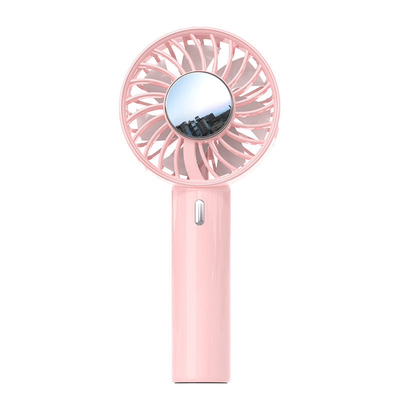 Harrow Ergonomic Handheld Cooling Fan Portable Rechargeable USB Fan with Adjustable Speeds