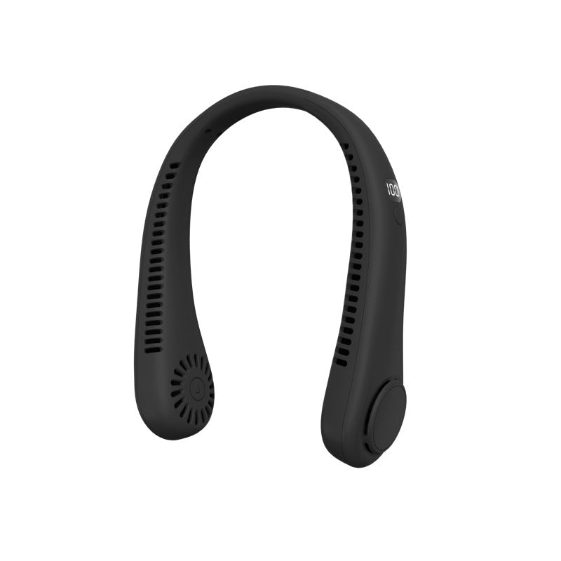 Portable Neck Fan Wireless USB Rechargeable Adjustable Speed for Women
