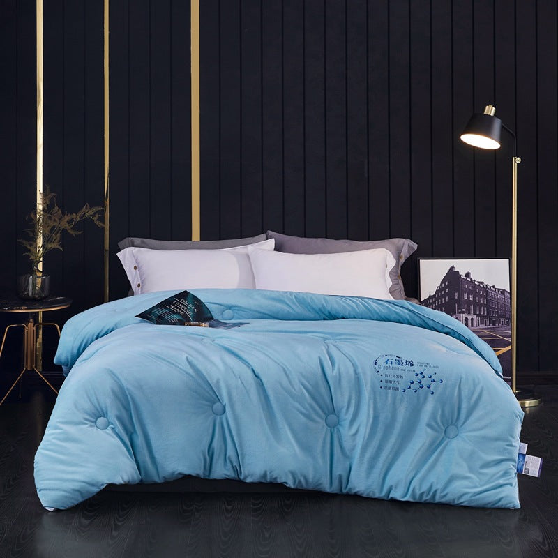 Bowlift Women’s Luxury Graphene Blanket Temperature Regulating Breathable Comforter