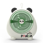 Women's Table Fan Portable Quiet Panda Design Decorative Cooling Fan