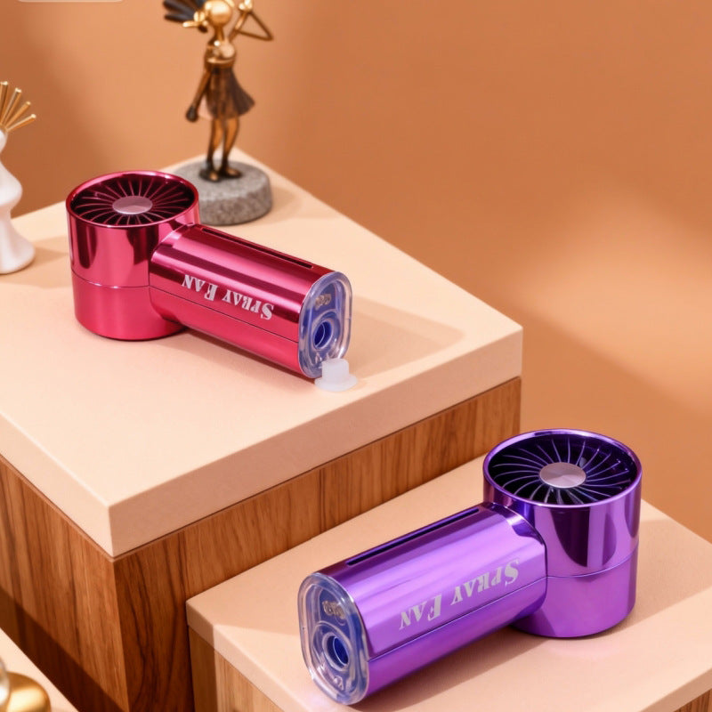 Portable Handheld Fan USB Rechargeable Lightweight High-Performance Personal Cooling Fan for Women