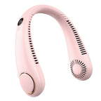 Portable Wearable Neck Fan Lightweight Silent Operation Adjustable Speed