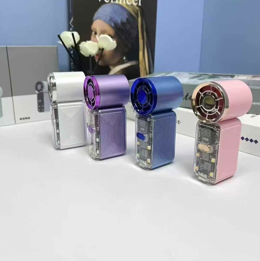 Portable High-Speed Mini Fan USB Rechargeable Compact Quiet Personal Cooling Fan