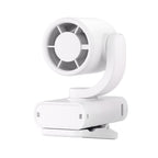 Clip-On Rotating Portable Fan Battery Operated 360-Degree Adjustable Speed Quiet Operation