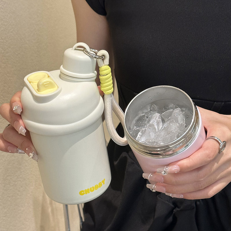 Women’s Practical Sports Water Bottle BPA-Free Durable Lightweight with Carry Handle