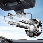 Adjustable Clip-On Car Fan Portable Quiet Dashboard and Vent Mount Car Cooling Fan