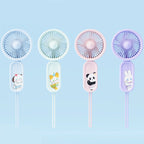 Compact Personal Cooling Fan Portable Rechargeable Battery Operated with Multiple Speeds