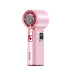 Harrow Portable Rechargeable Personal Fan Wireless Compact with Digital Display and Multiple Speeds