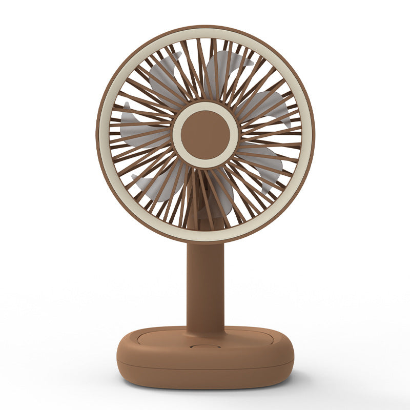 Portable Table Fan USB Rechargeable Adjustable Tilt Quiet Operation Compact