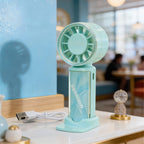 Portable Mini USB Rechargeable Desk Fan with Adjustable Tilt and Quiet Operation