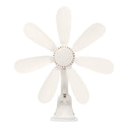 Women's Table Fan Blue Blades Adjustable Speeds Energy-Efficient Motor