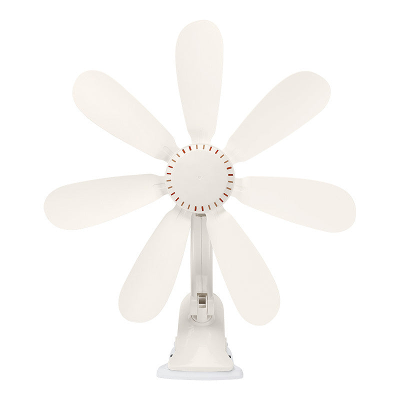 Women's Table Fan Blue Blades Adjustable Speeds Energy-Efficient Motor
