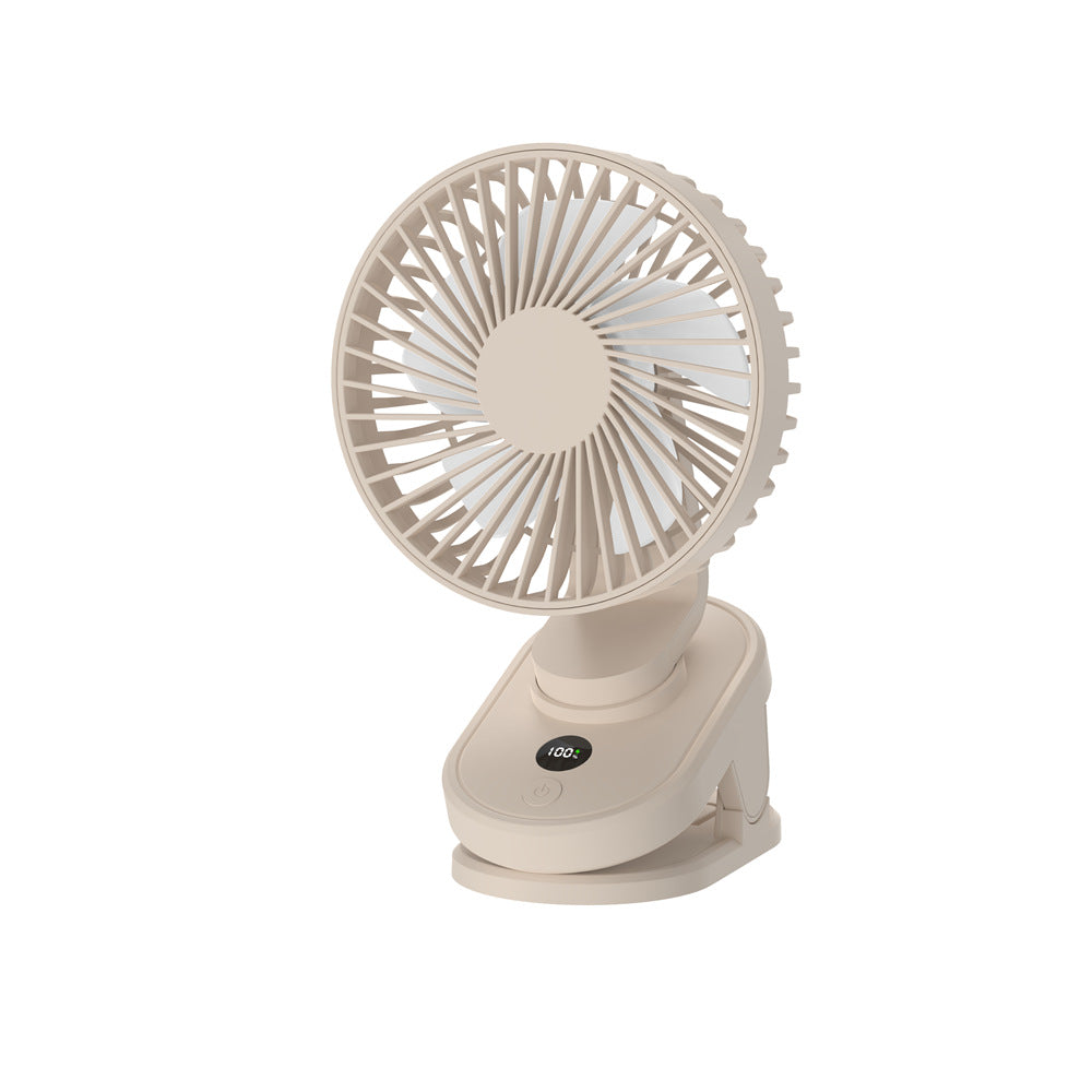 Portable Table Fan Battery Operated Adjustable Tilt Quiet Cooling Fan for Home and Office