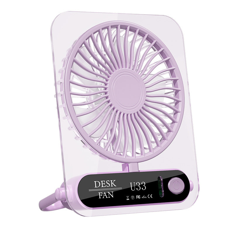 Harrow Compact Desktop Cooling Fan Adjustable Speed Quiet Operation Energy Efficient