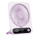 Compact Desktop Cooling Fan Quiet Adjustable Speed Space-Saving Design