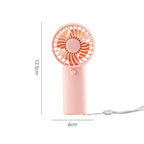 Portable Cooling Fan for Women Lightweight 3-Speed Handheld and Desk Use