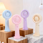 Portable Handheld Fan for Women USB Rechargeable with Gentle Airflow and 3 Speed Settings Compact and Lightweight