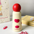 Insulated Water Bottle Double Wall Leak-Proof Lid Fruity Design Lightweight Reusable