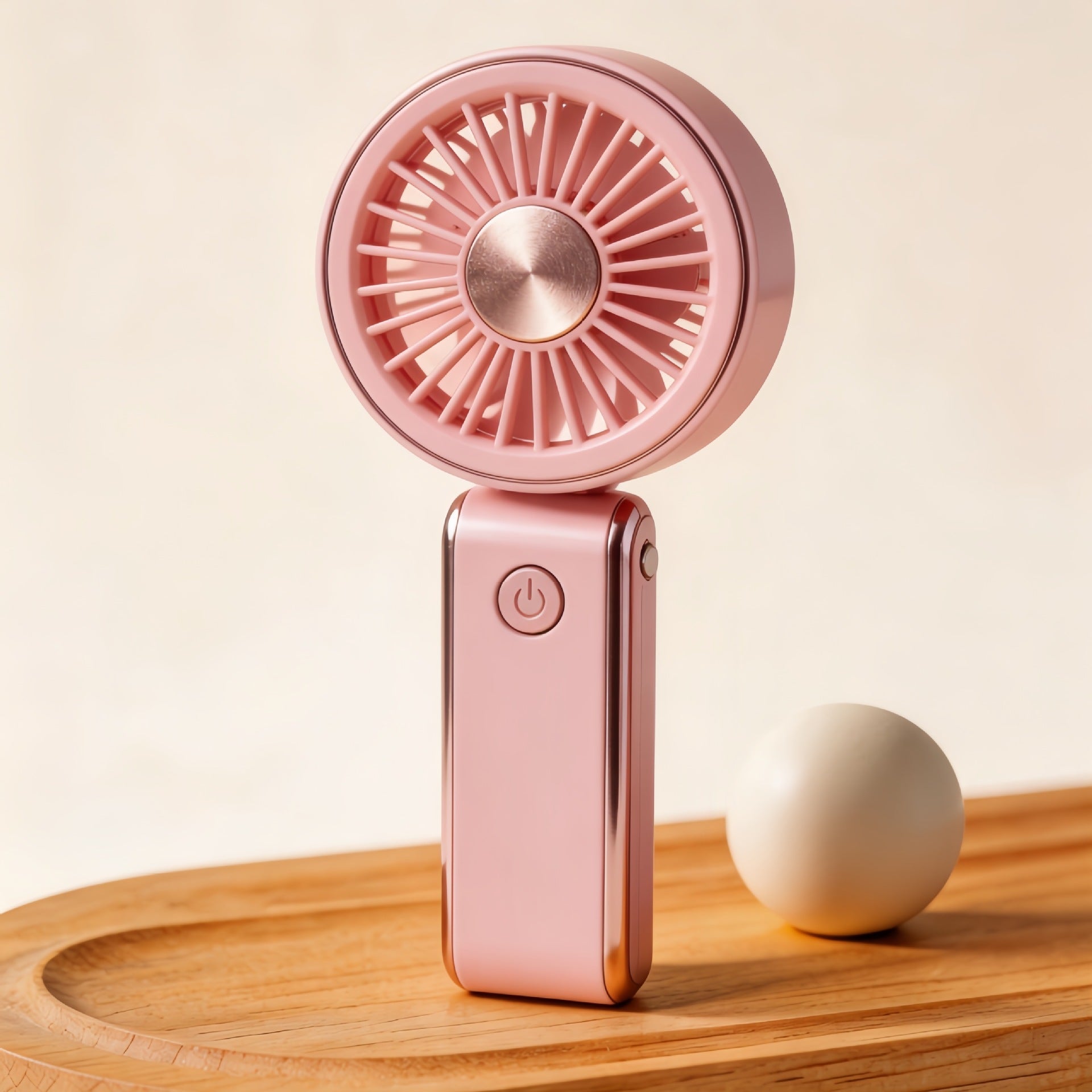 Portable Handheld Fan with USB Charging and Misting Spray Function Lightweight and Compact