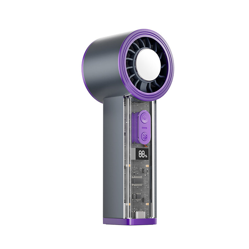Portable Air Circulator Fan with Digital Display Rechargeable Battery Lightweight and Compact
